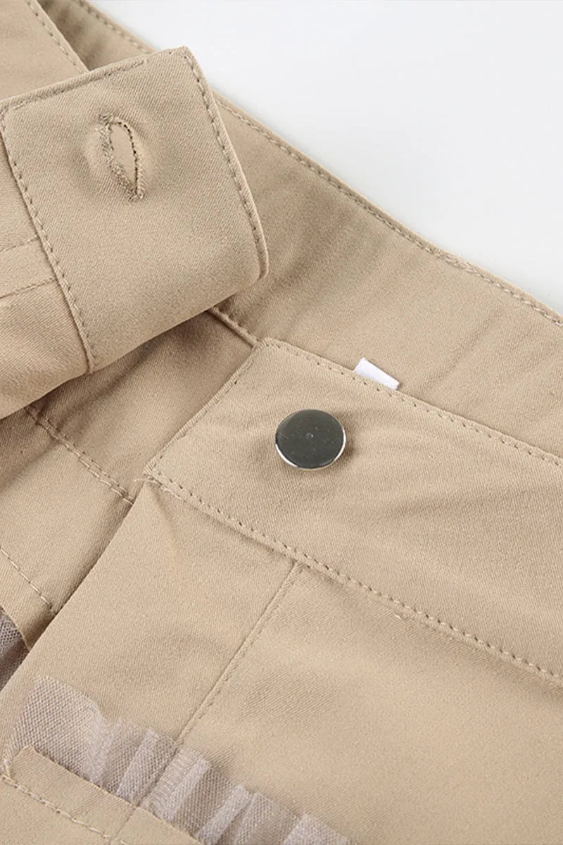 QR3058 Pleated Mini Skirt