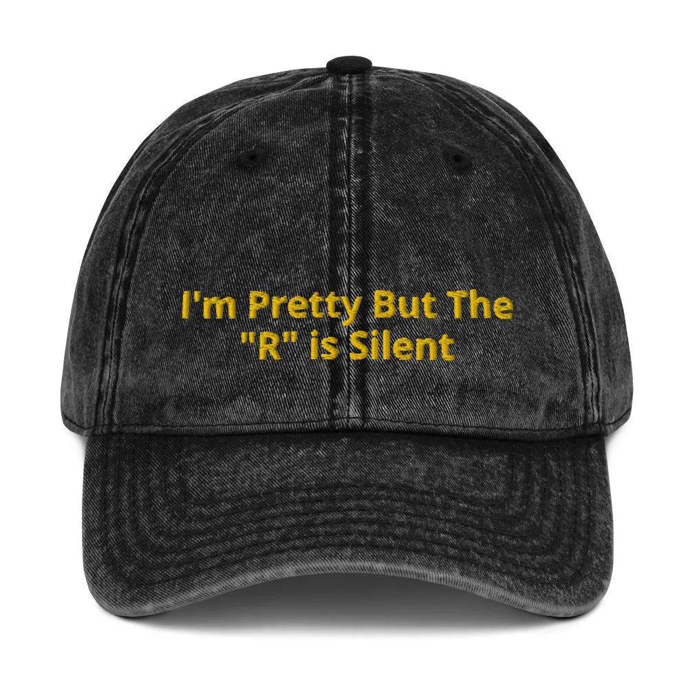 "I'm Pretty" Vintage Cotton Twill Cap
