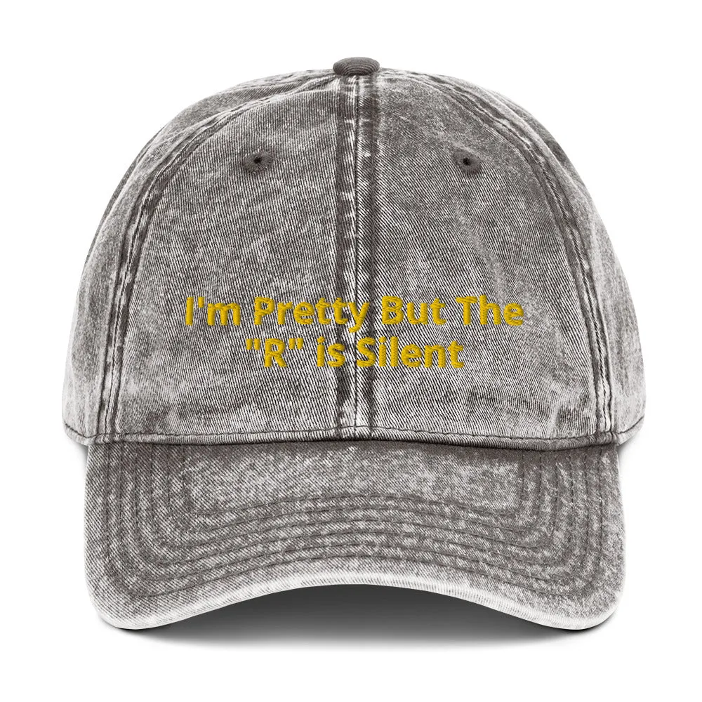 "I'm Pretty" Vintage Cotton Twill Cap