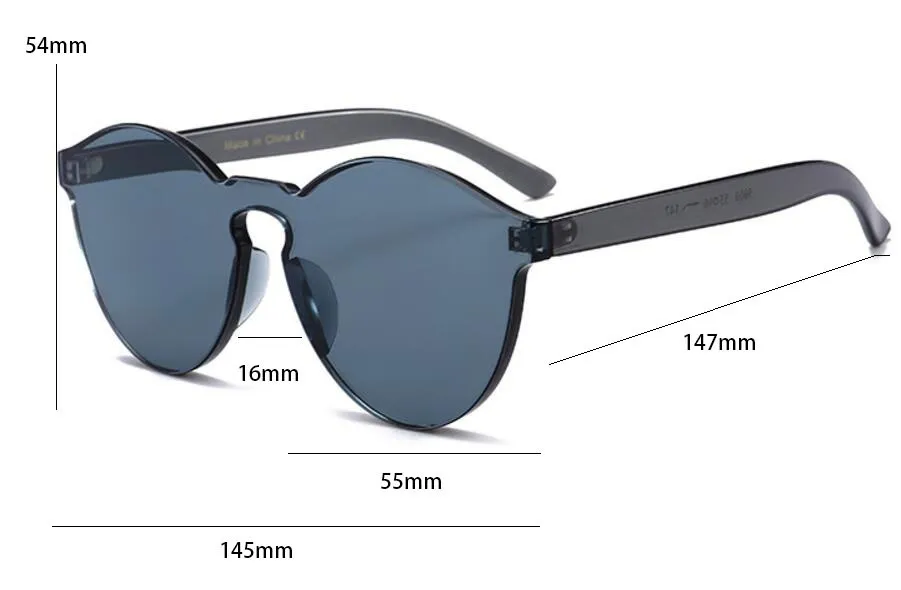 "Kolor Kween" Women's Sunglasses - 10 Color Options