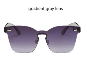 "Kolor Me Bad" Rimless Women's Sunglasses - 8 Color Options