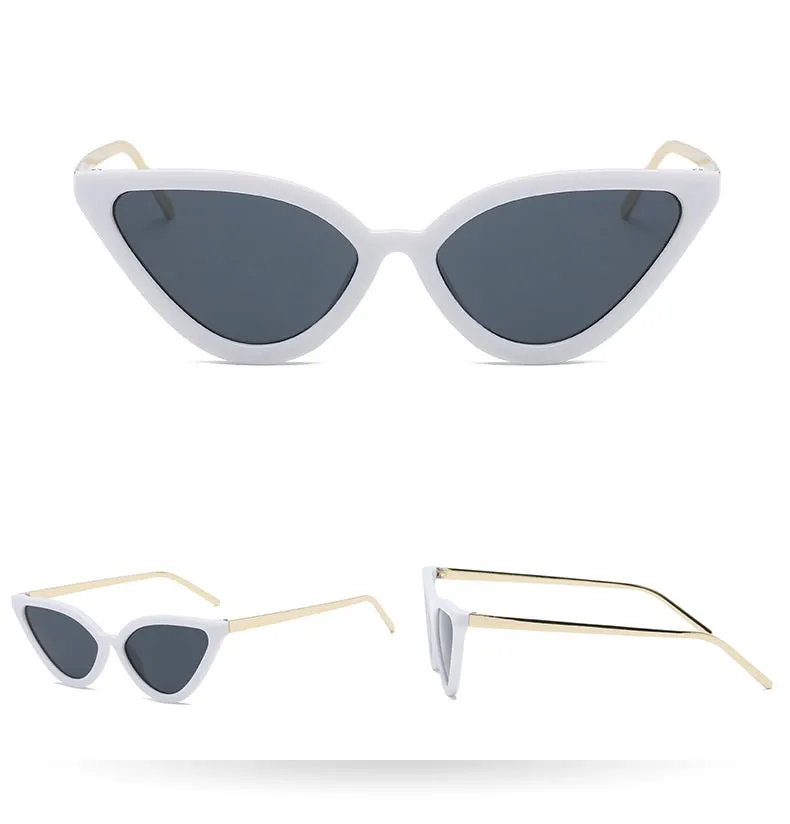 "Kool Kitty" Cat Eye Women's Sunglasses - 7 Color Options