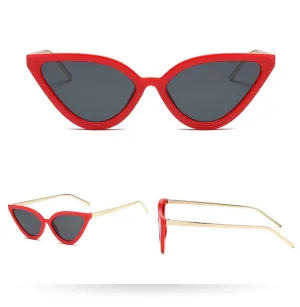 "Kool Kitty" Cat Eye Women's Sunglasses - 7 Color Options