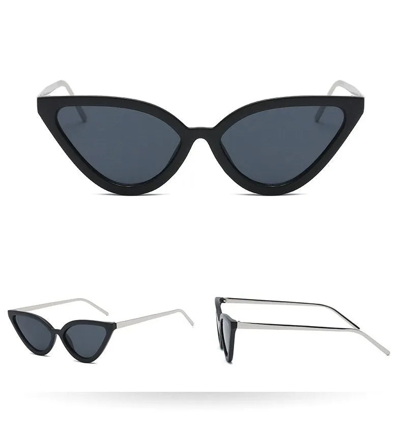 "Kool Kitty" Cat Eye Women's Sunglasses - 7 Color Options
