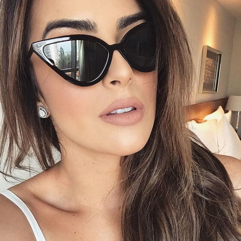 "Kool Kitty" Cat Eye Women's Sunglasses - 7 Color Options