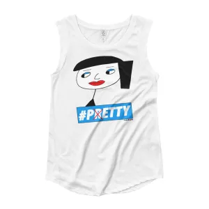 "Lynn Pretty & Petty" Women's Cap Sleeve T-Shirt