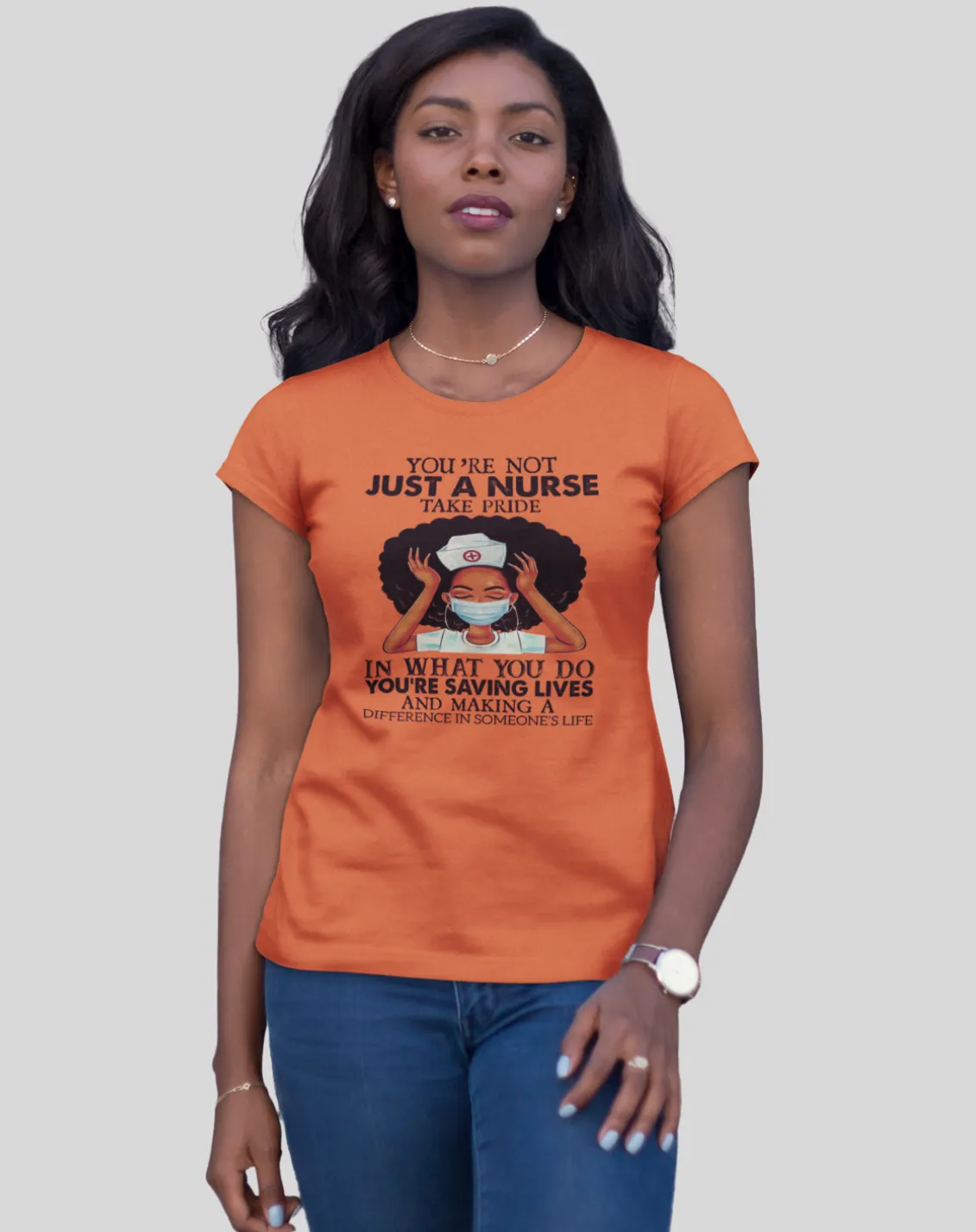 "Not Just a Nurse" Women's Fitted Tee