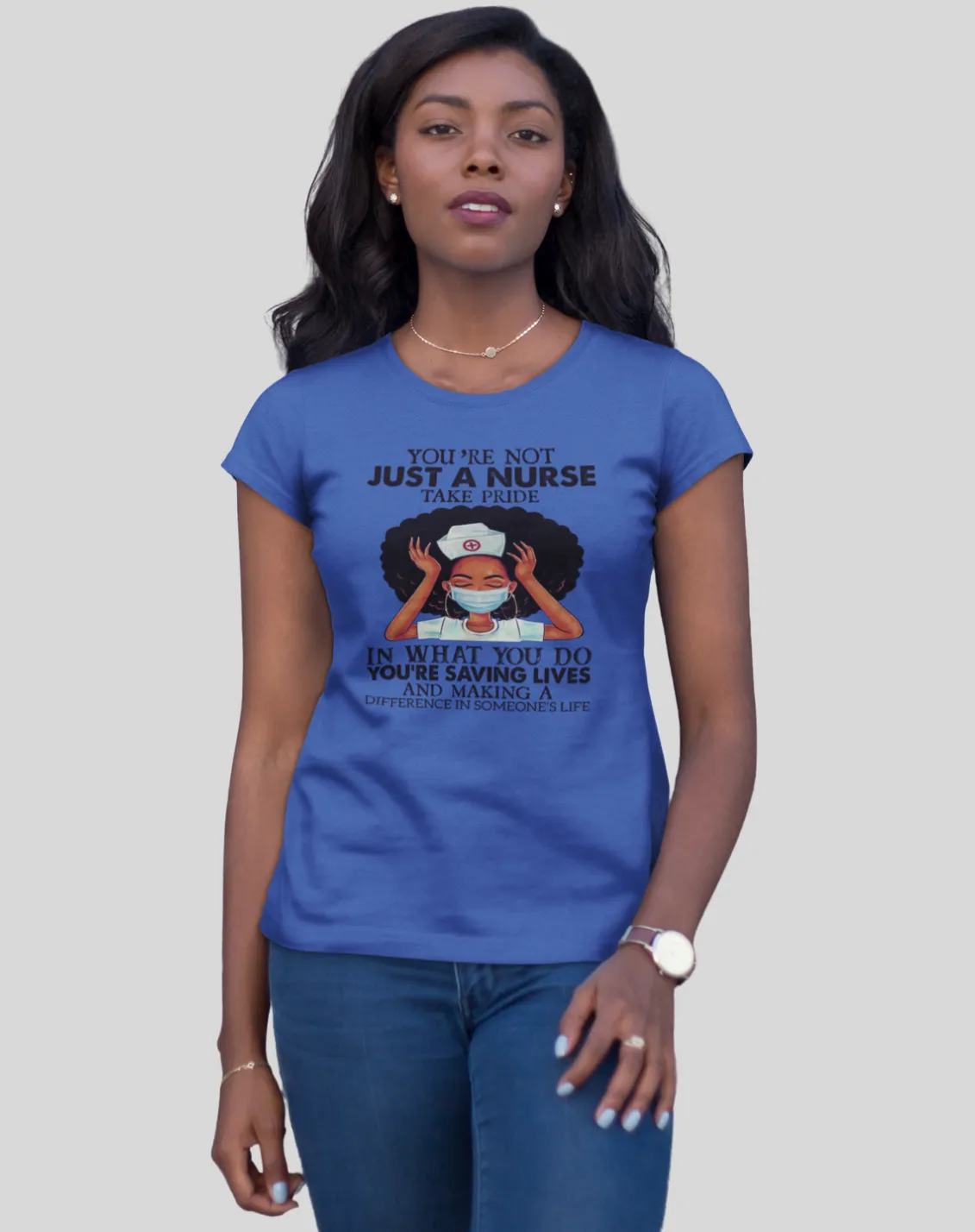 "Not Just a Nurse" Women's Fitted Tee