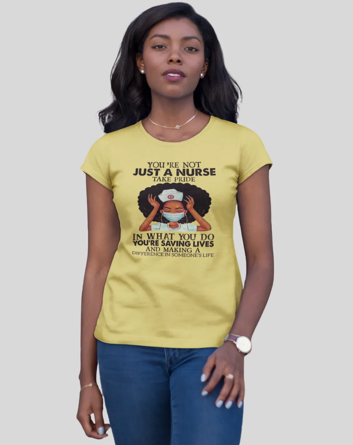 "Not Just a Nurse" Women's Fitted Tee