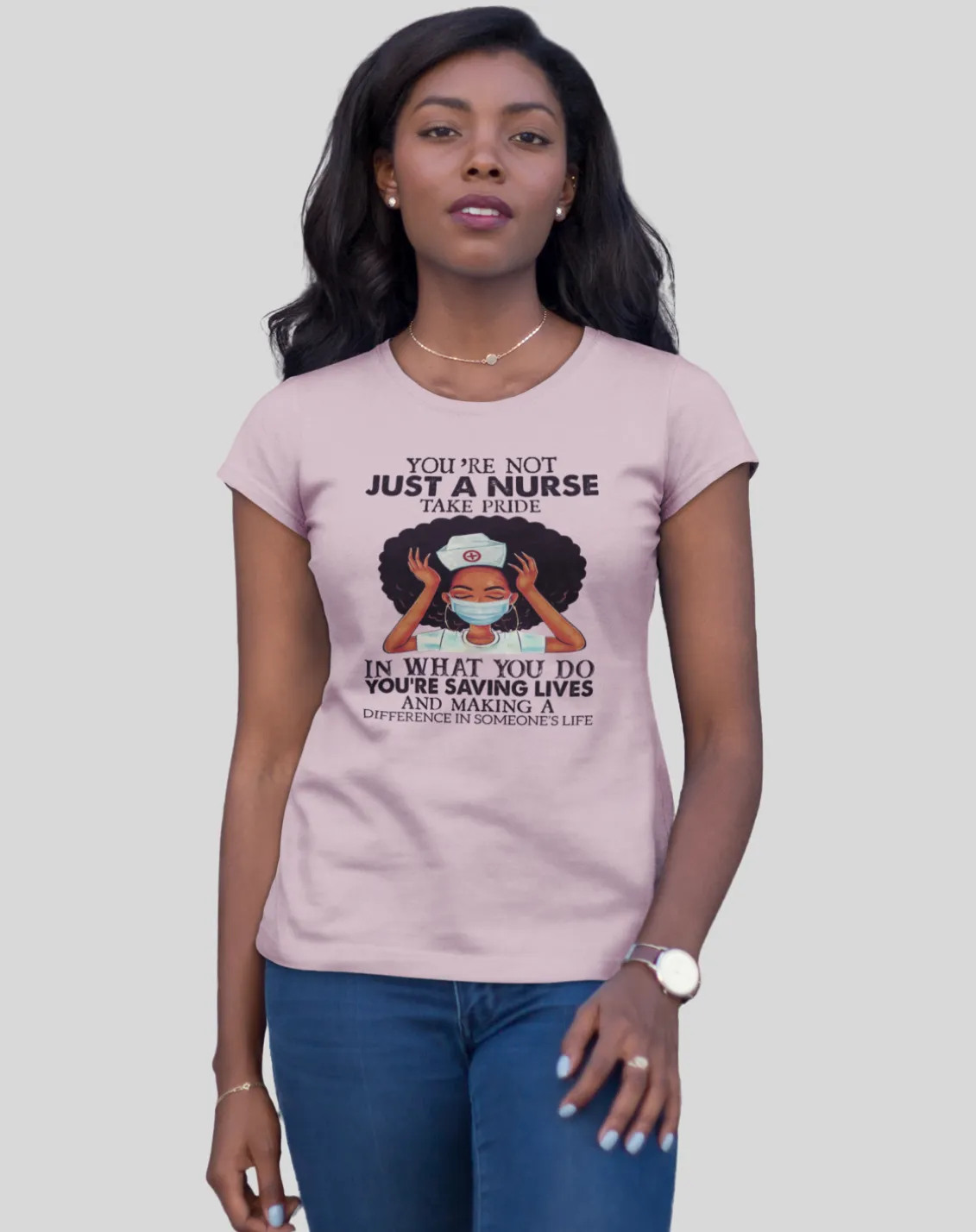 "Not Just a Nurse" Women's Fitted Tee