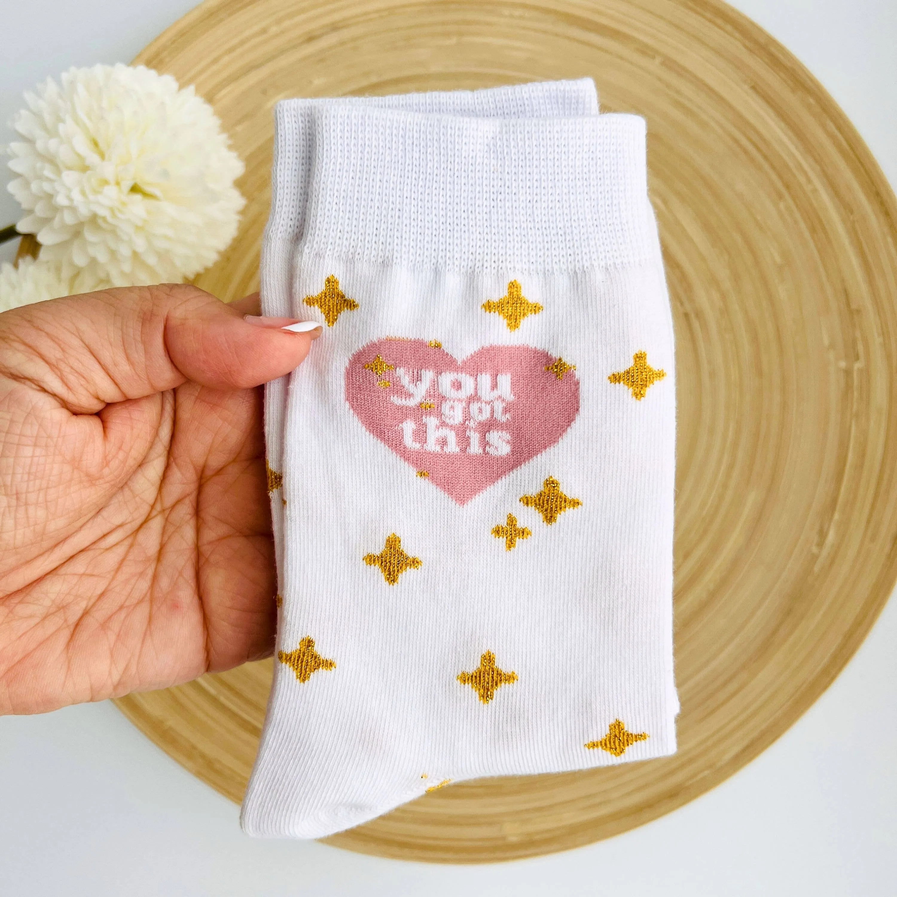"You Got This" Star Socks