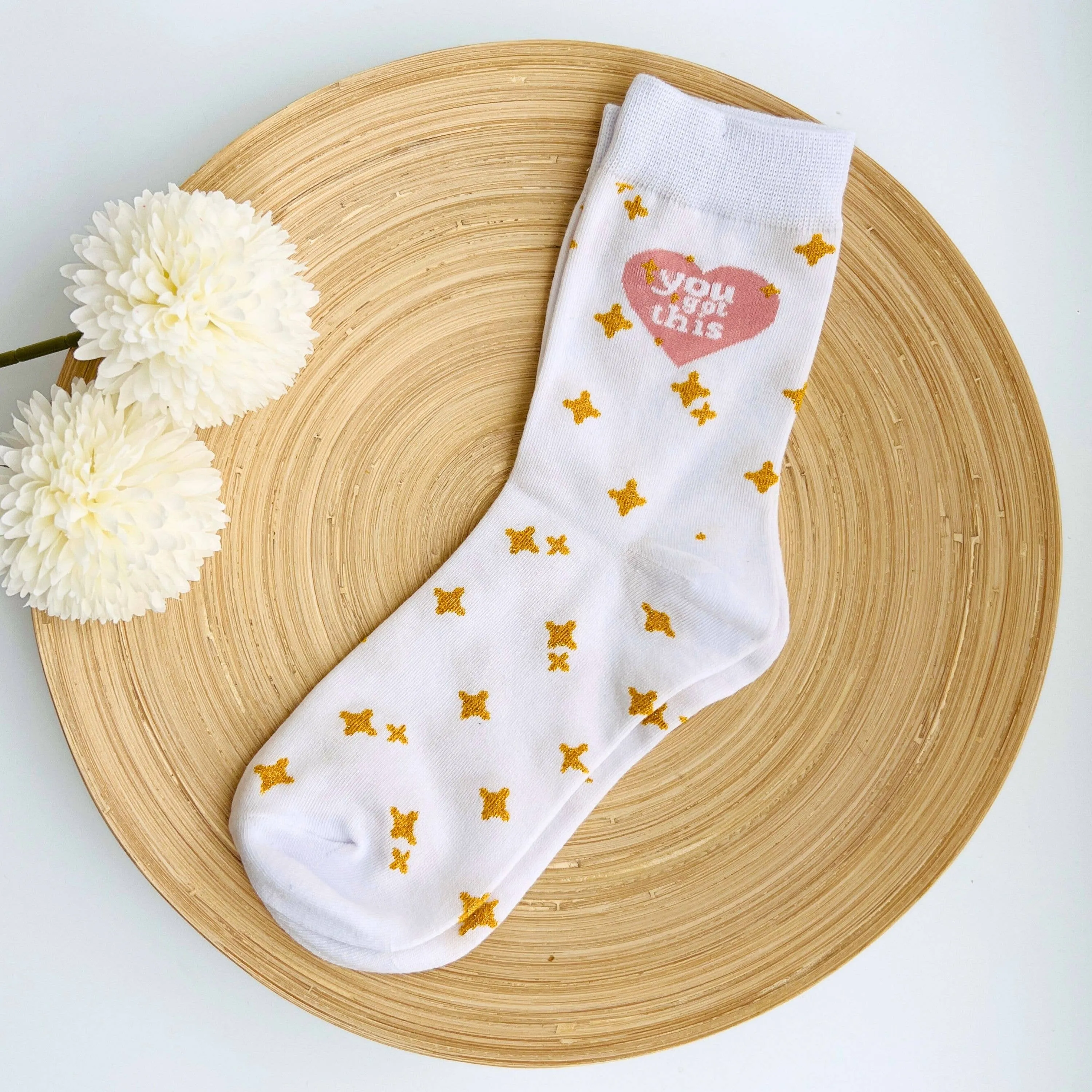 "You Got This" Star Socks
