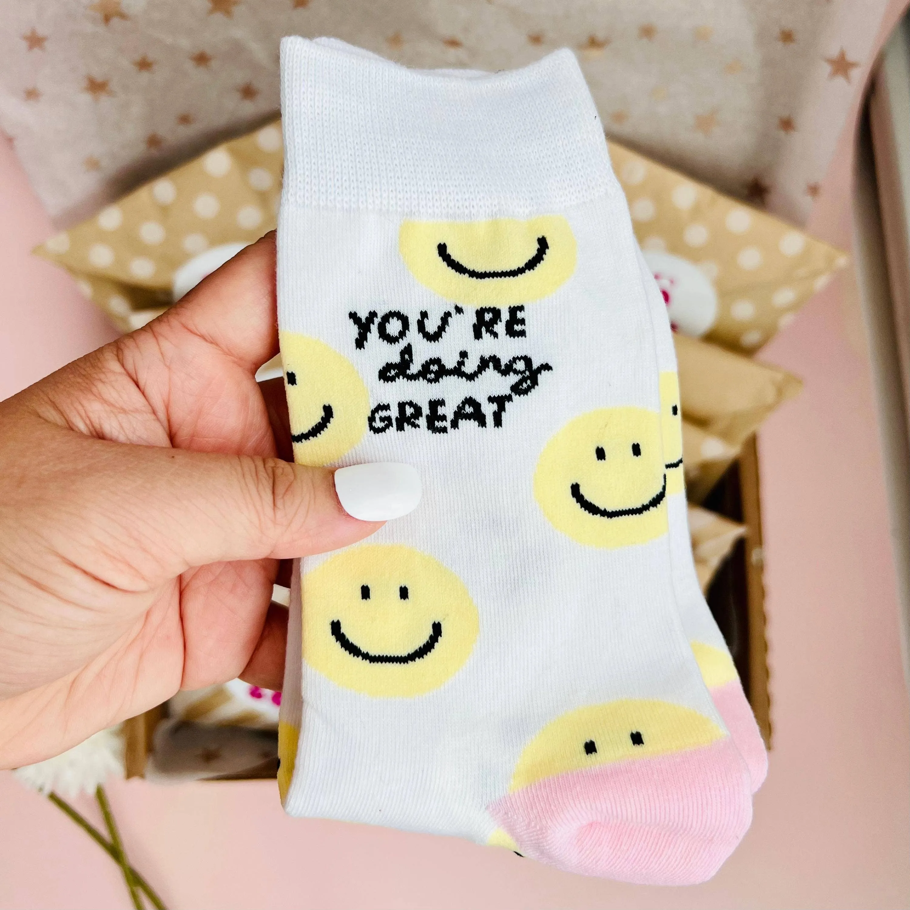 "You'reDoing Great" Socks
