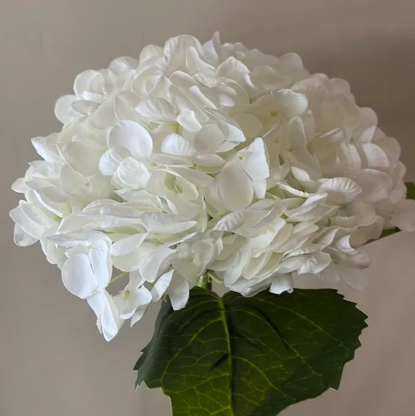 Real Touch White Hydrangea Large