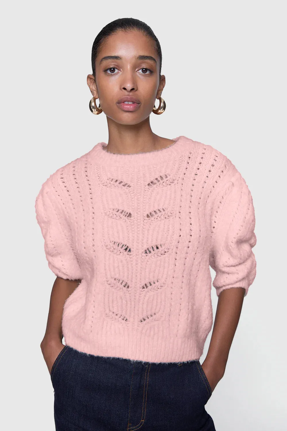 Rebecca Minkoff Campbell Puff Sleeve Sweater