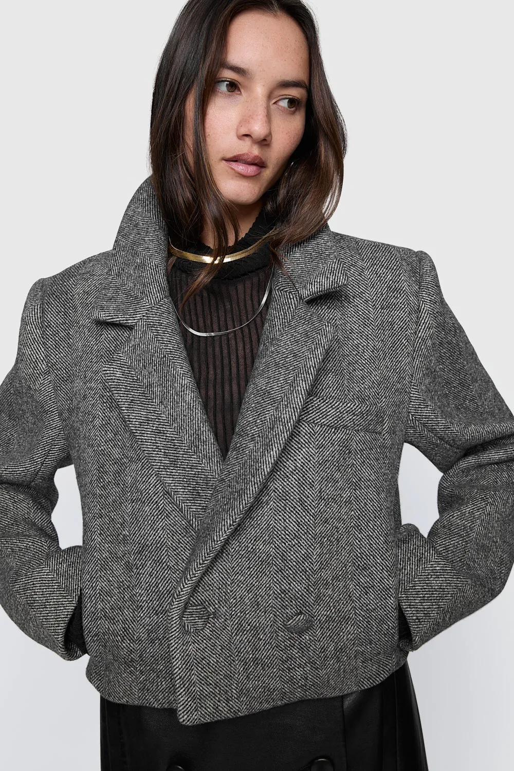 Rebecca Minkoff Margo Crop Coat