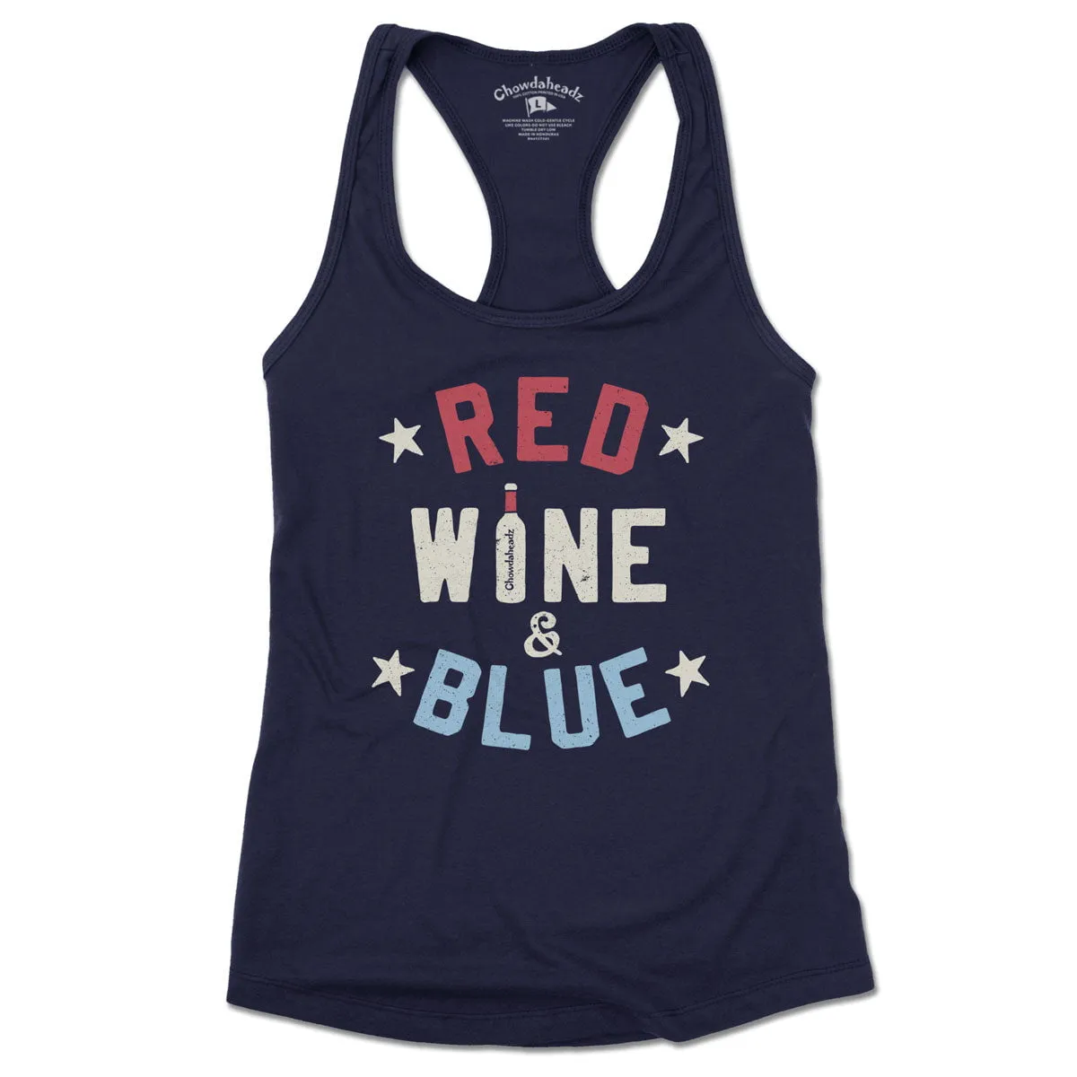 Red Wine and Blue Ladies Tank Top