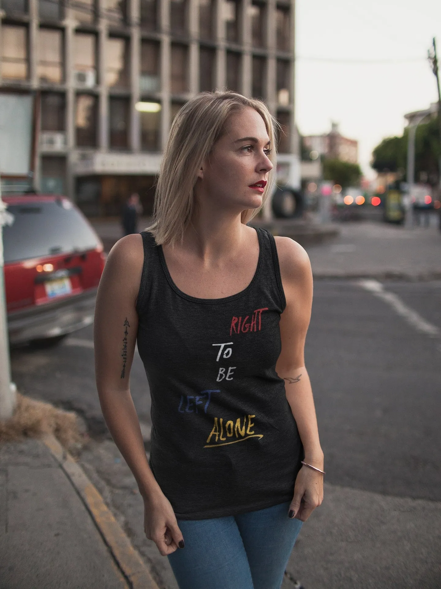 Right to Be Left Alone Women's Tank Top