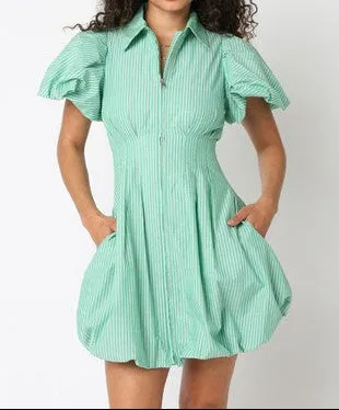 Riley Stripe Bubble Dress