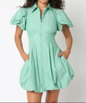 Riley Stripe Bubble Dress