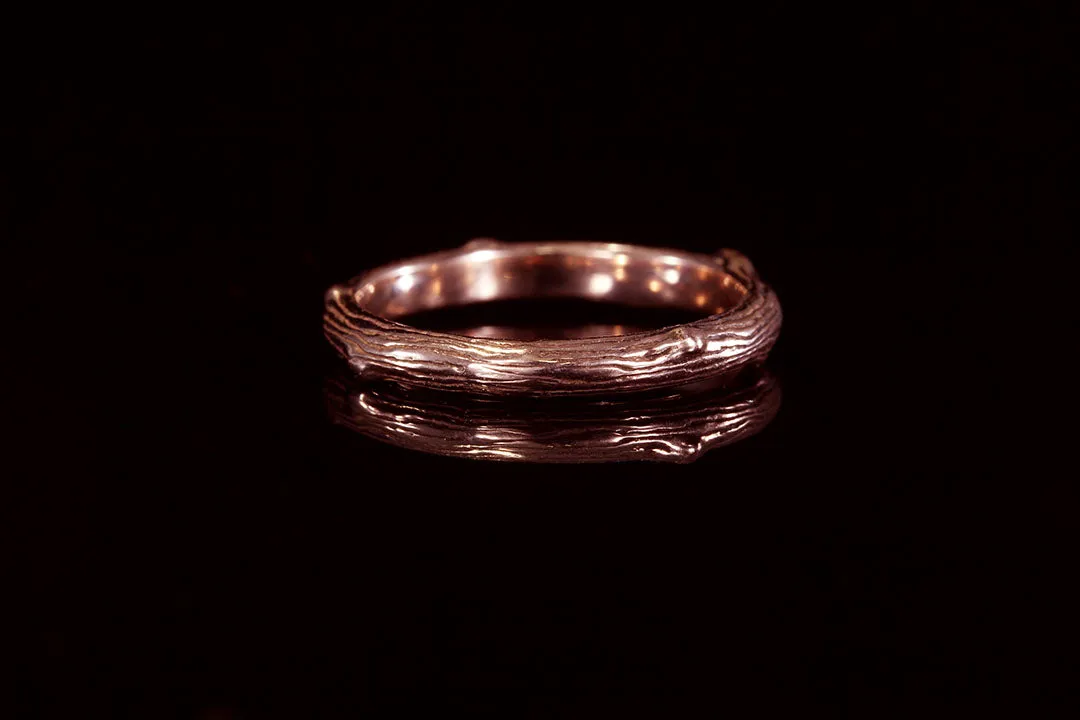 ROSE GOLD BRANCH TWIG RING