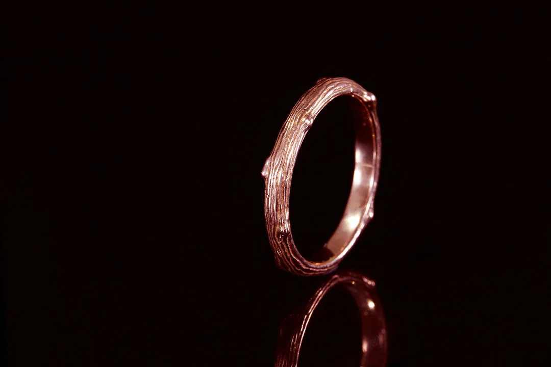 ROSE GOLD BRANCH TWIG RING