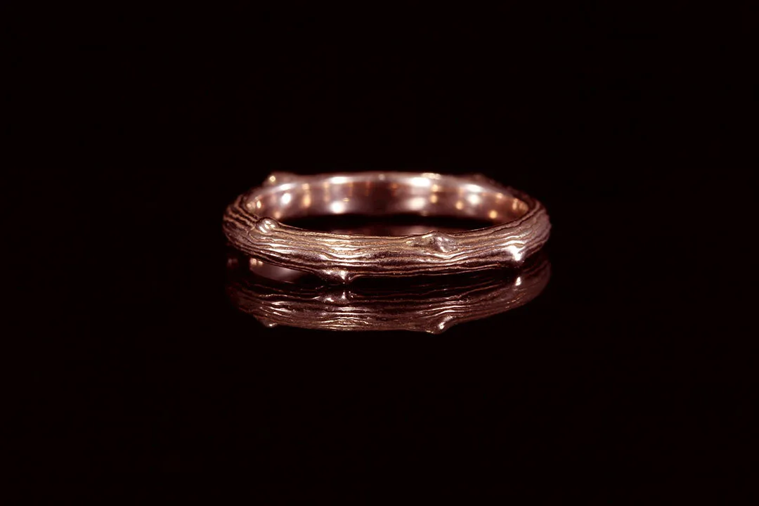 ROSE GOLD BRANCH TWIG RING