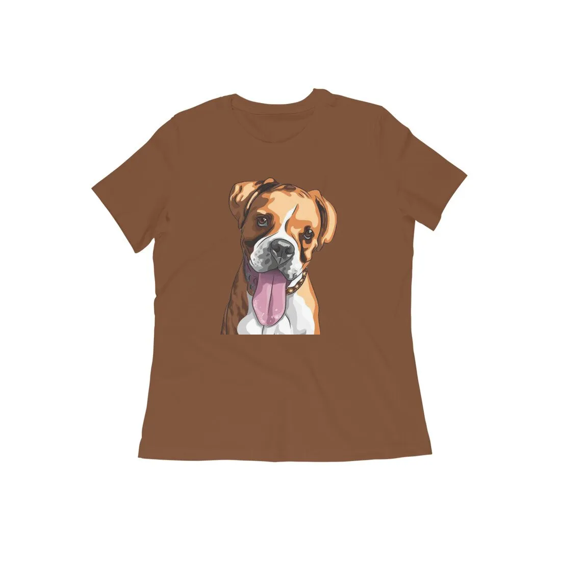 Round Neck T-Shirt (Women) - Bright As A Boxer (16 Colours)