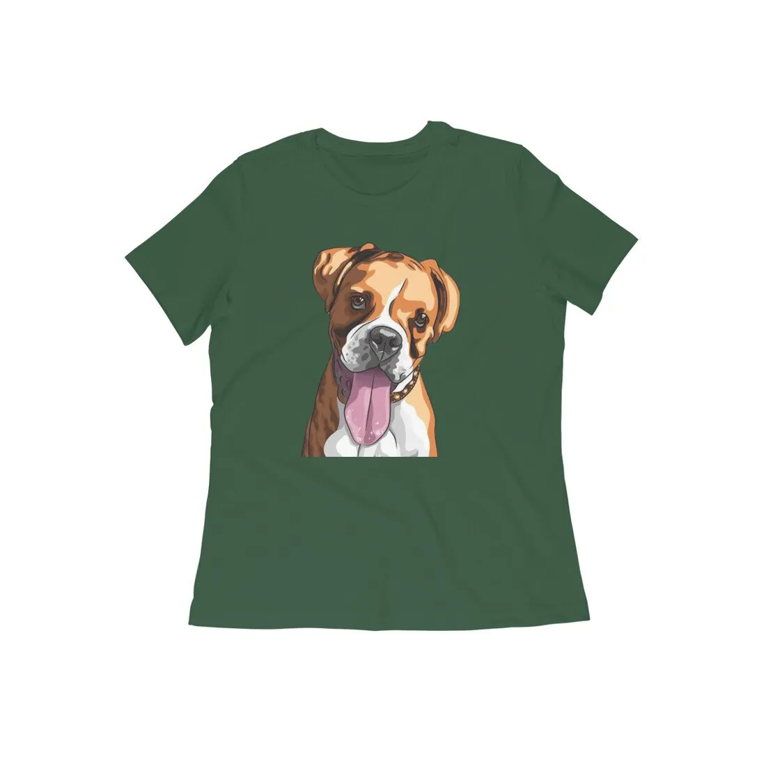 Round Neck T-Shirt (Women) - Bright As A Boxer (16 Colours)