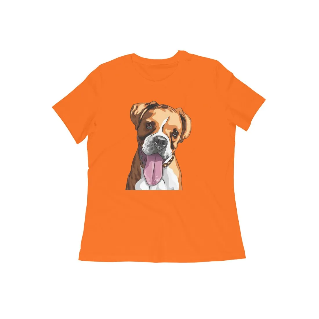 Round Neck T-Shirt (Women) - Bright As A Boxer (16 Colours)