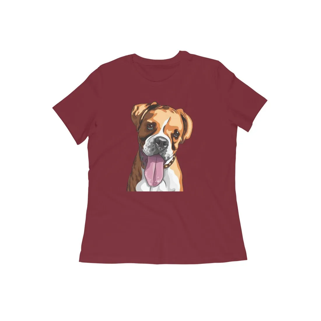 Round Neck T-Shirt (Women) - Bright As A Boxer (16 Colours)
