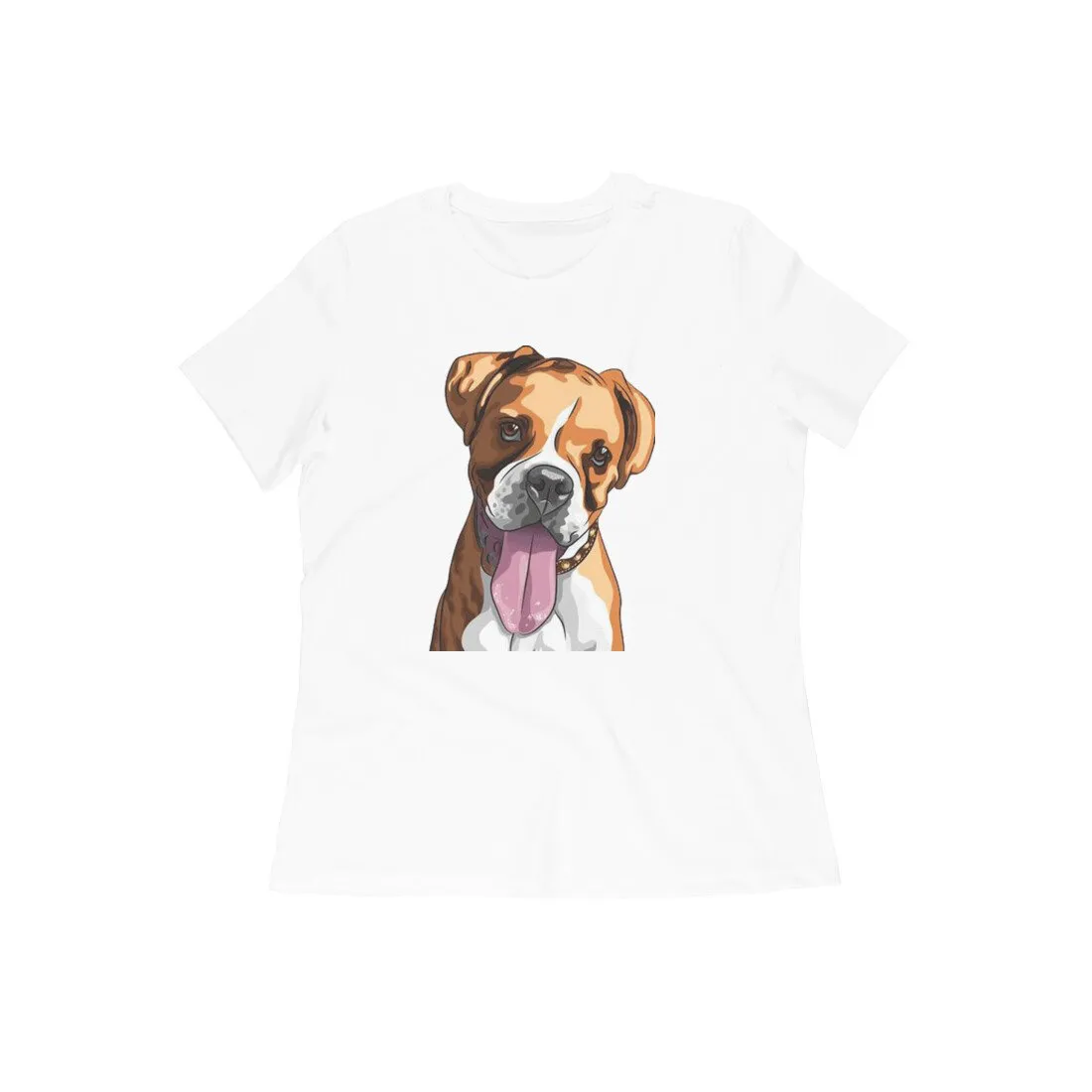 Round Neck T-Shirt (Women) - Bright As A Boxer (16 Colours)