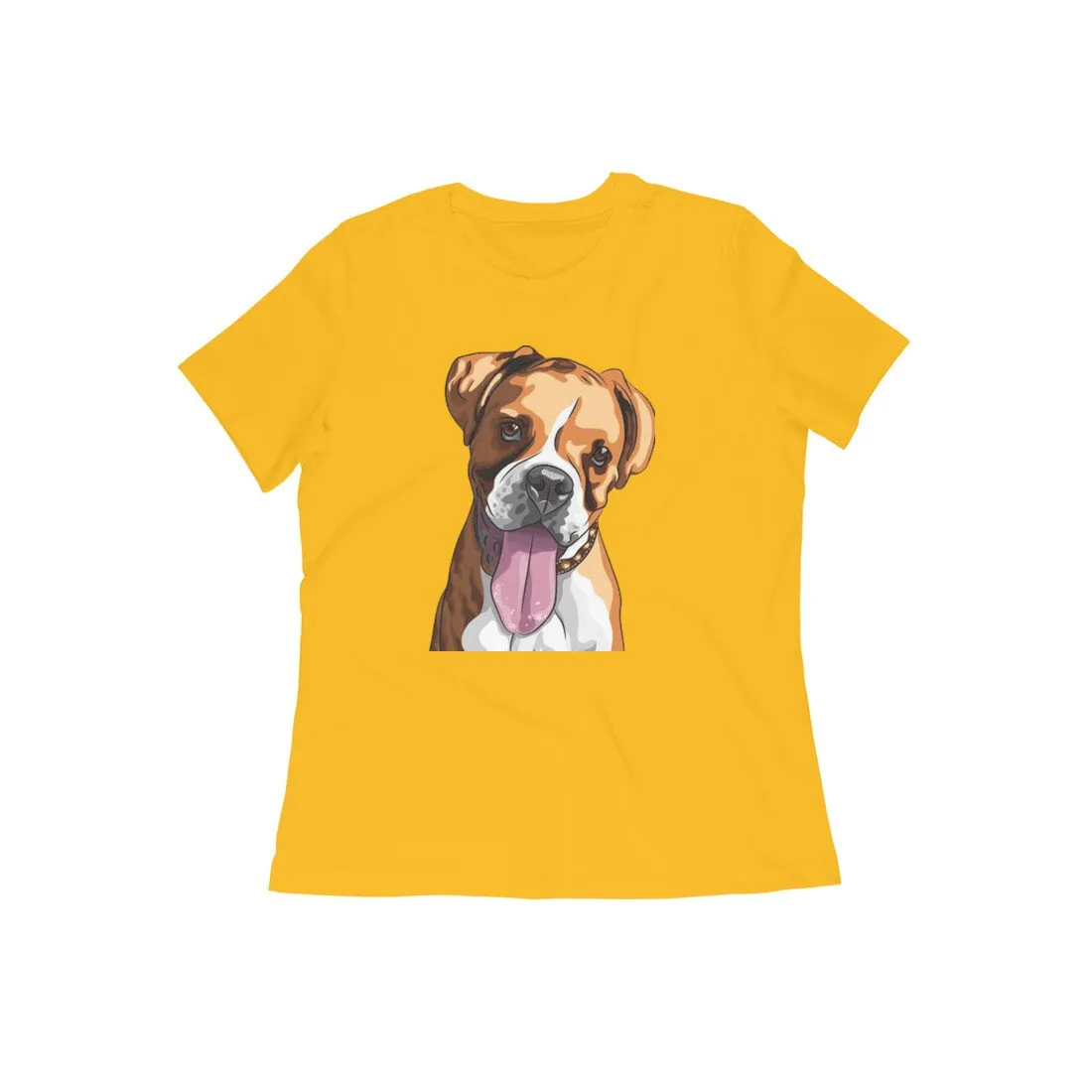 Round Neck T-Shirt (Women) - Bright As A Boxer (16 Colours)