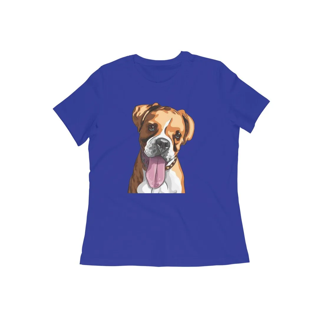 Round Neck T-Shirt (Women) - Bright As A Boxer (16 Colours)