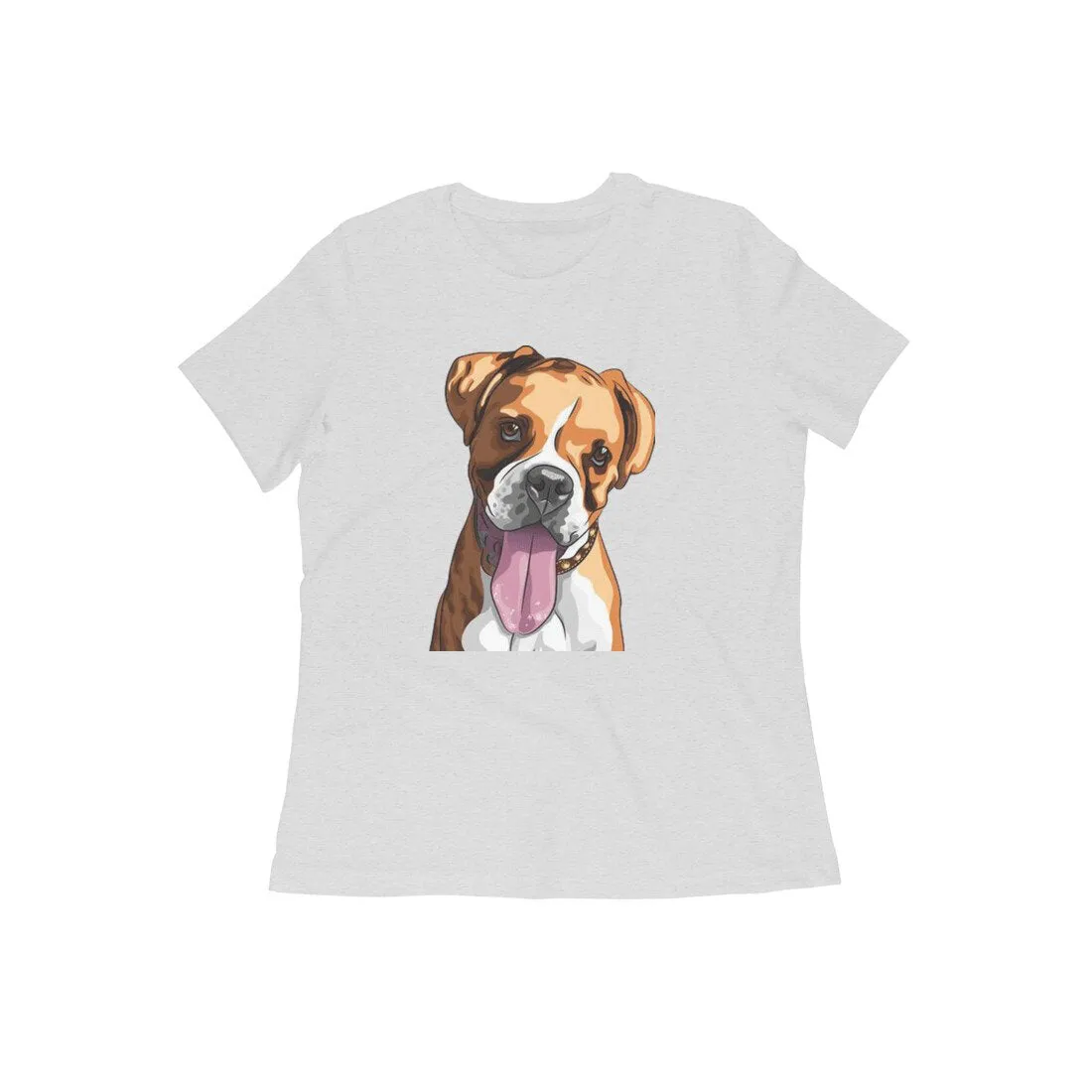 Round Neck T-Shirt (Women) - Bright As A Boxer (16 Colours)