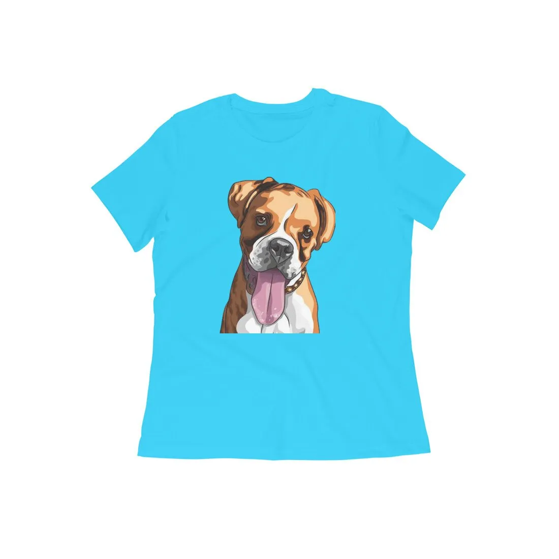 Round Neck T-Shirt (Women) - Bright As A Boxer (16 Colours)