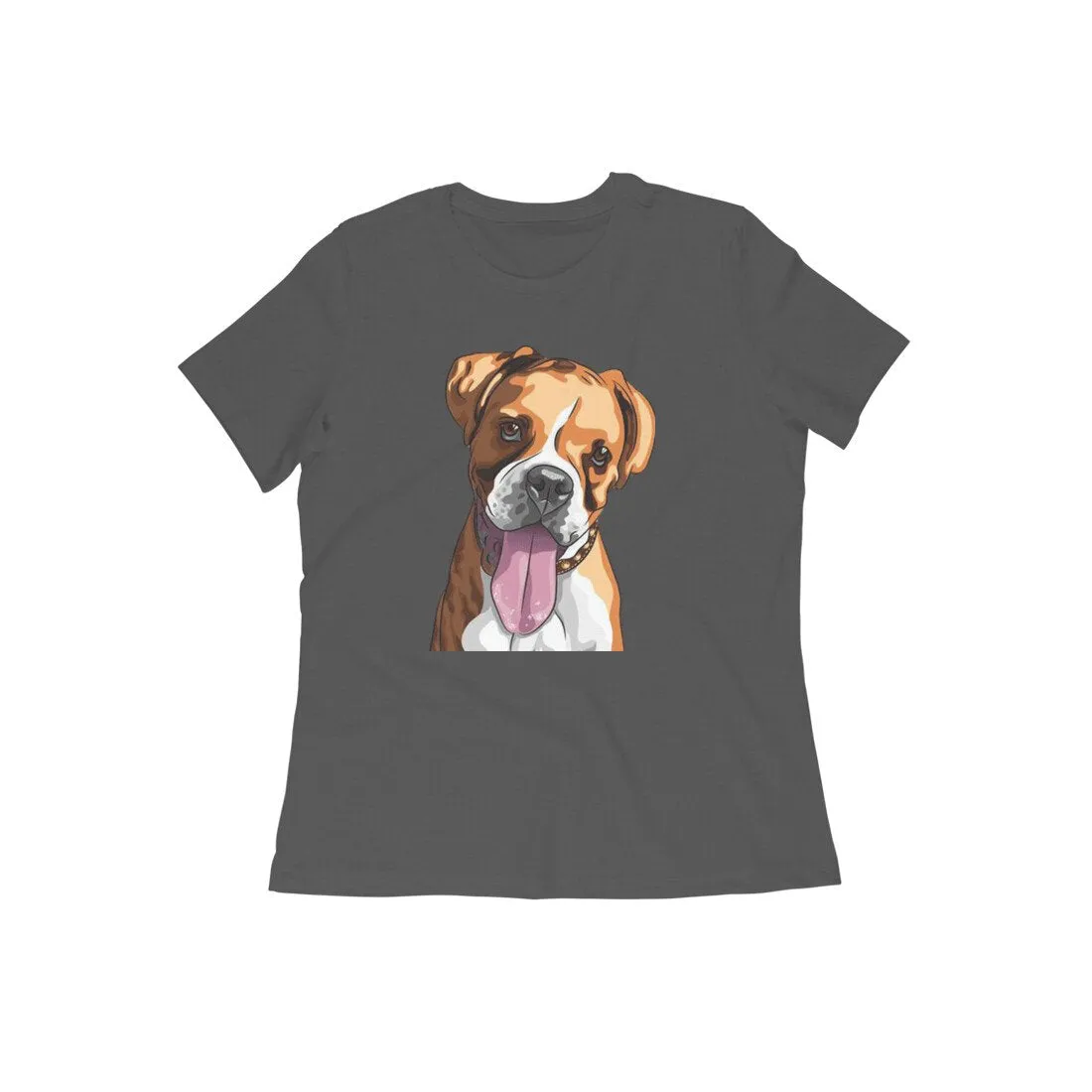 Round Neck T-Shirt (Women) - Bright As A Boxer (16 Colours)