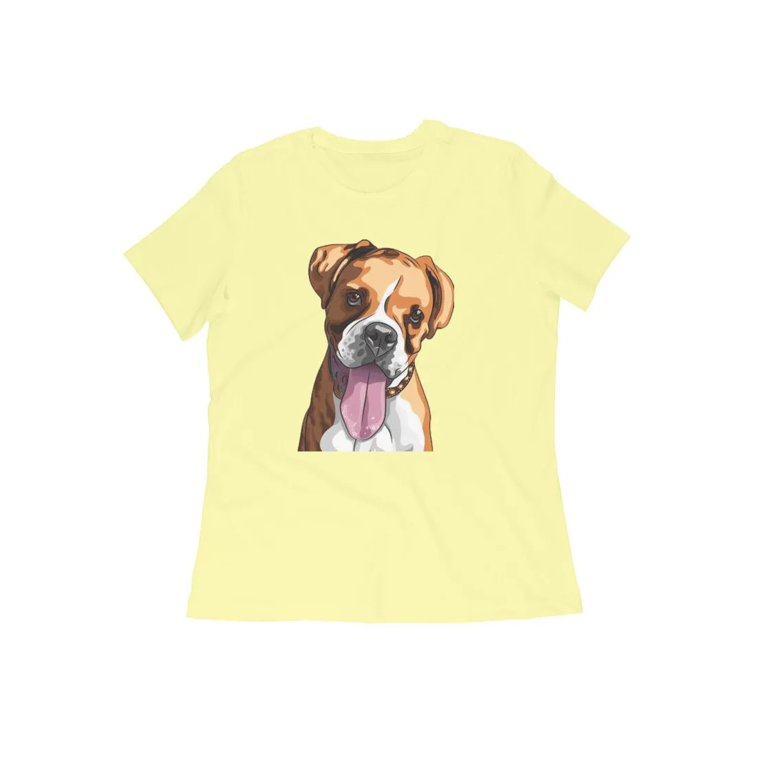 Round Neck T-Shirt (Women) - Bright As A Boxer (16 Colours)