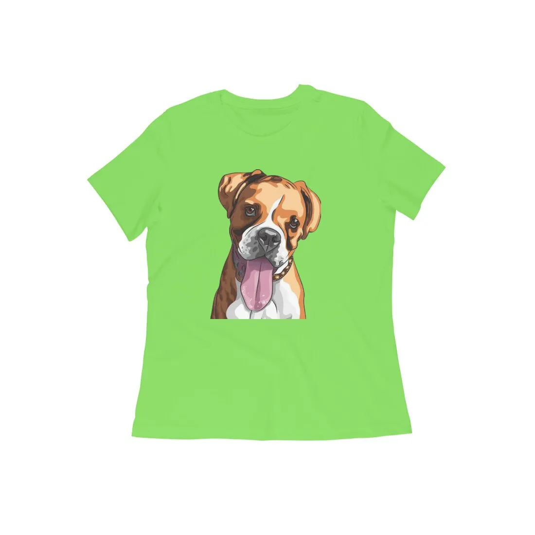 Round Neck T-Shirt (Women) - Bright As A Boxer (16 Colours)