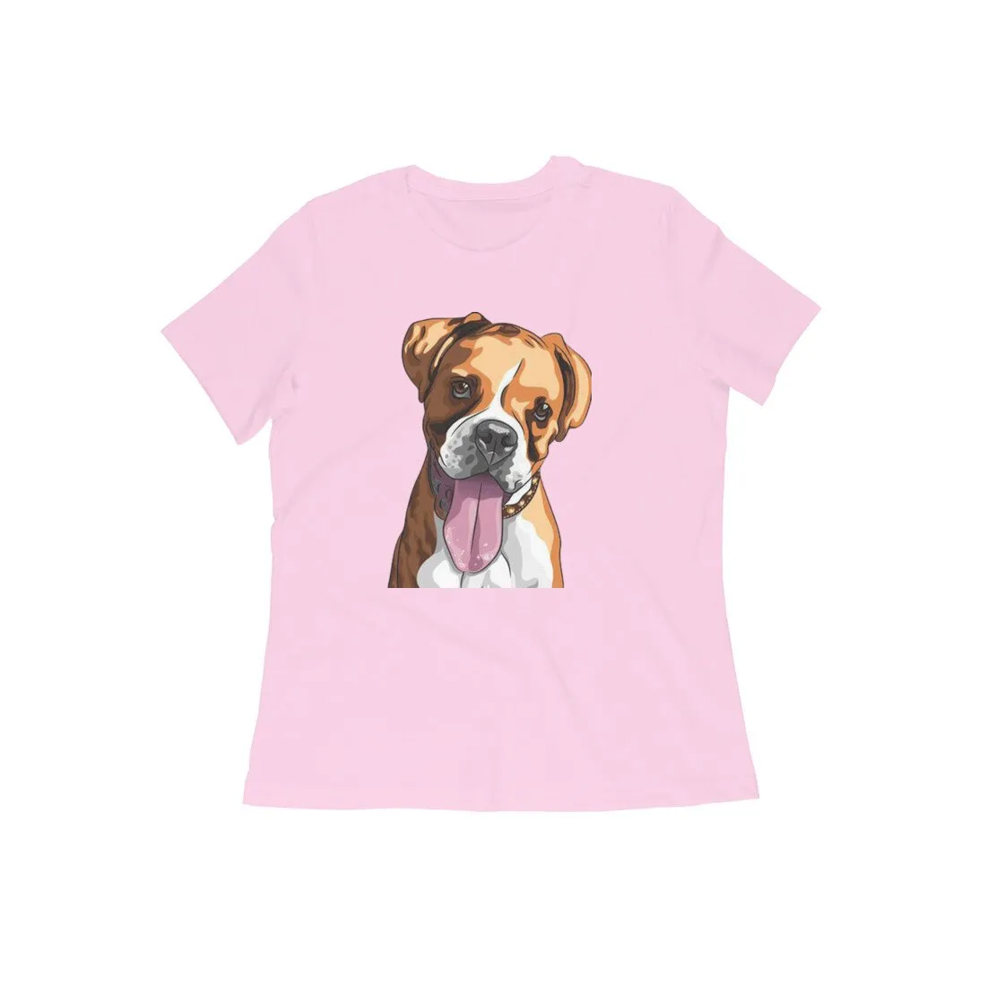 Round Neck T-Shirt (Women) - Bright As A Boxer (16 Colours)