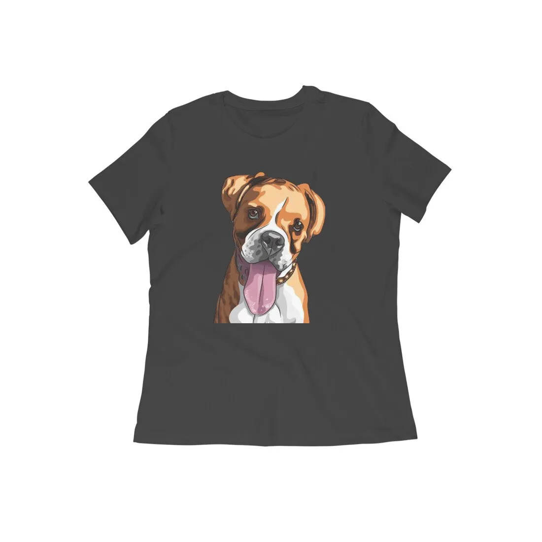Round Neck T-Shirt (Women) - Bright As A Boxer (16 Colours)