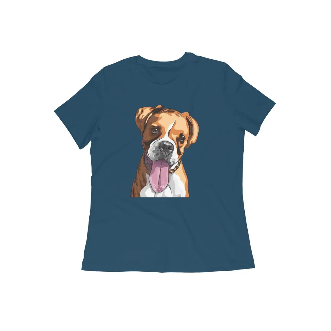 Round Neck T-Shirt (Women) - Bright As A Boxer (16 Colours)