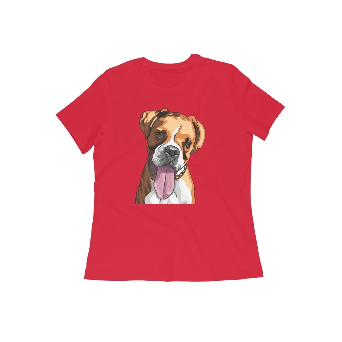 Round Neck T-Shirt (Women) - Bright As A Boxer (16 Colours)