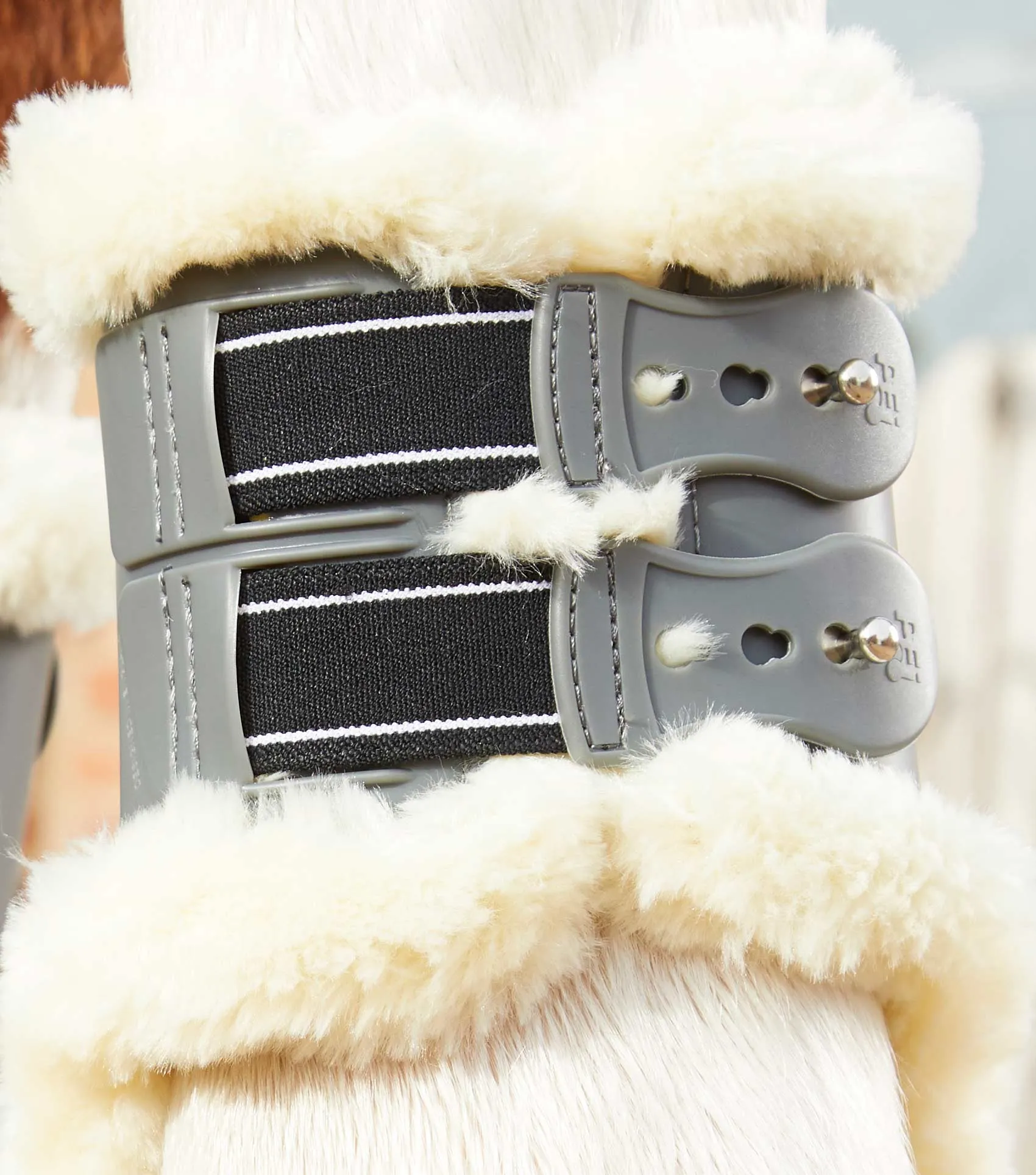 Sale Techno Wool Fetlock Boots Grey
