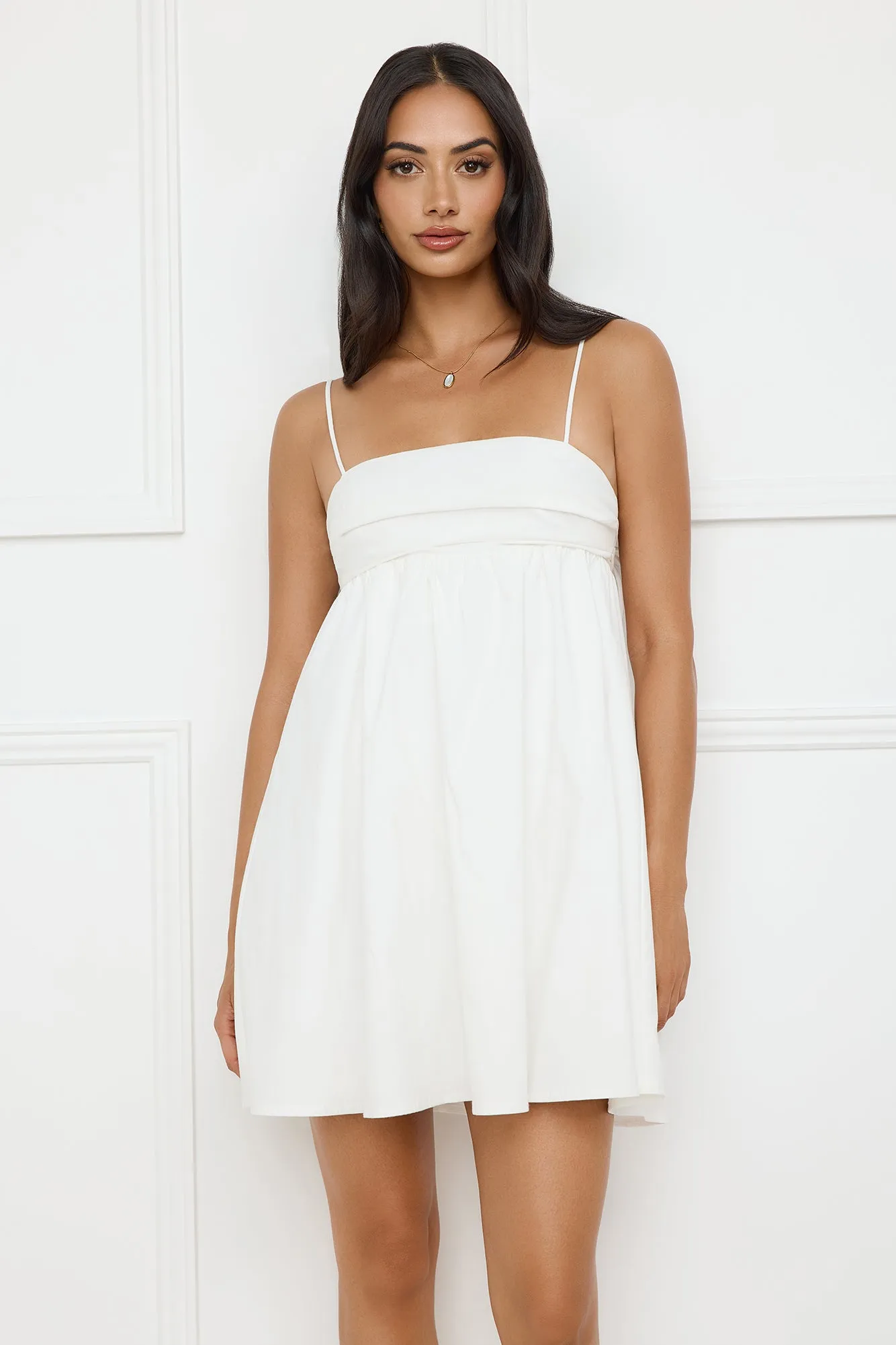 Sands Of Paradise Mini Dress White