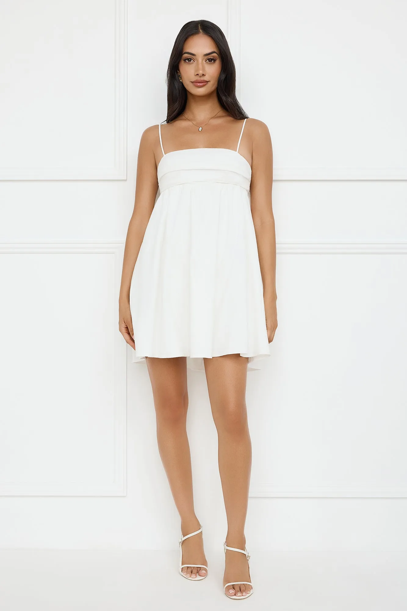 Sands Of Paradise Mini Dress White