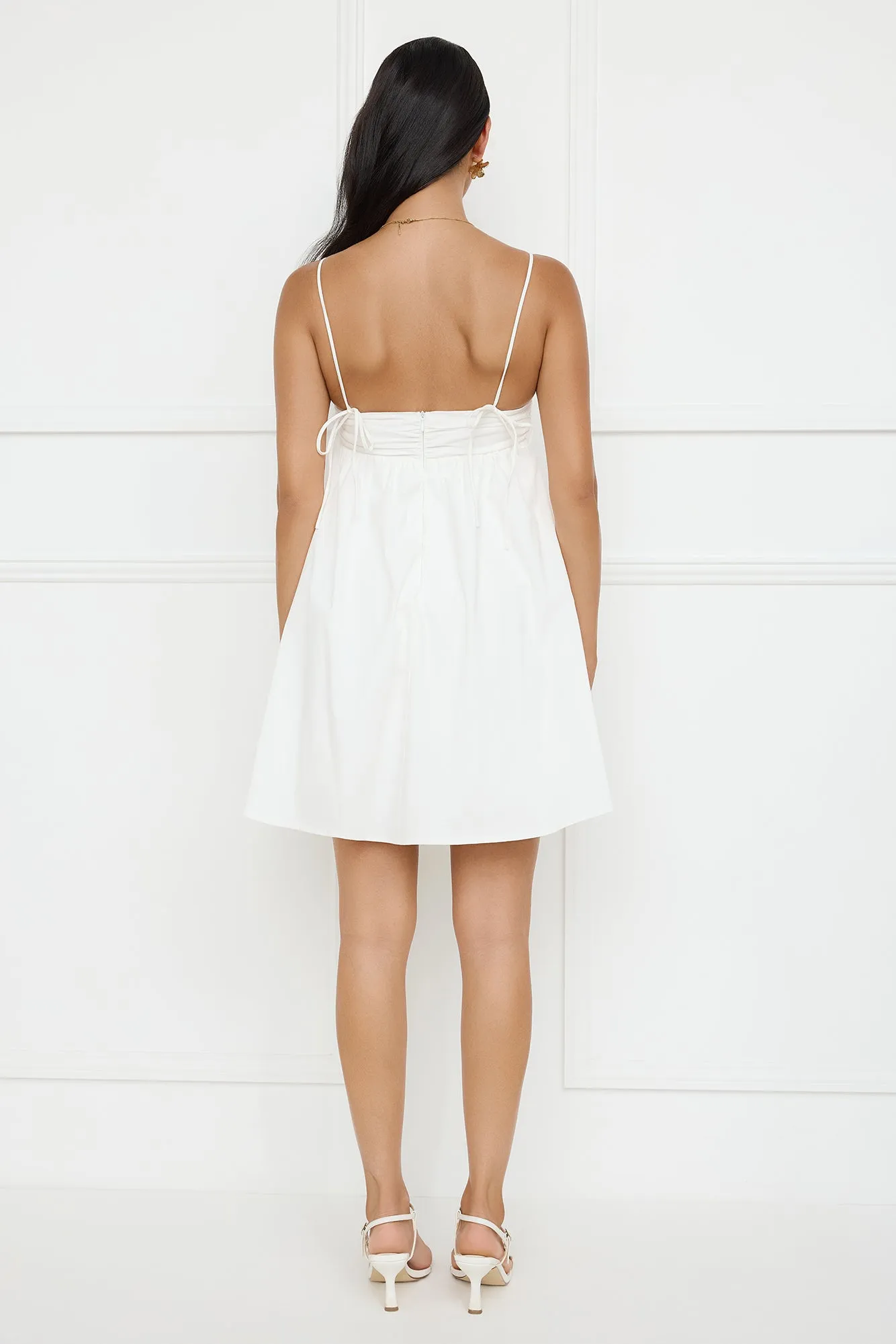 Sands Of Paradise Mini Dress White