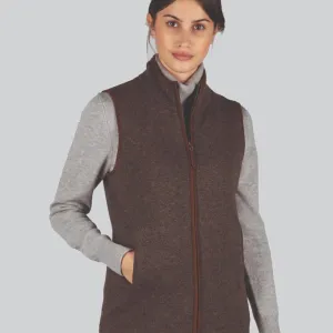 Schoffel Women's Lambswool Aerobloc Gilet Navy Mole