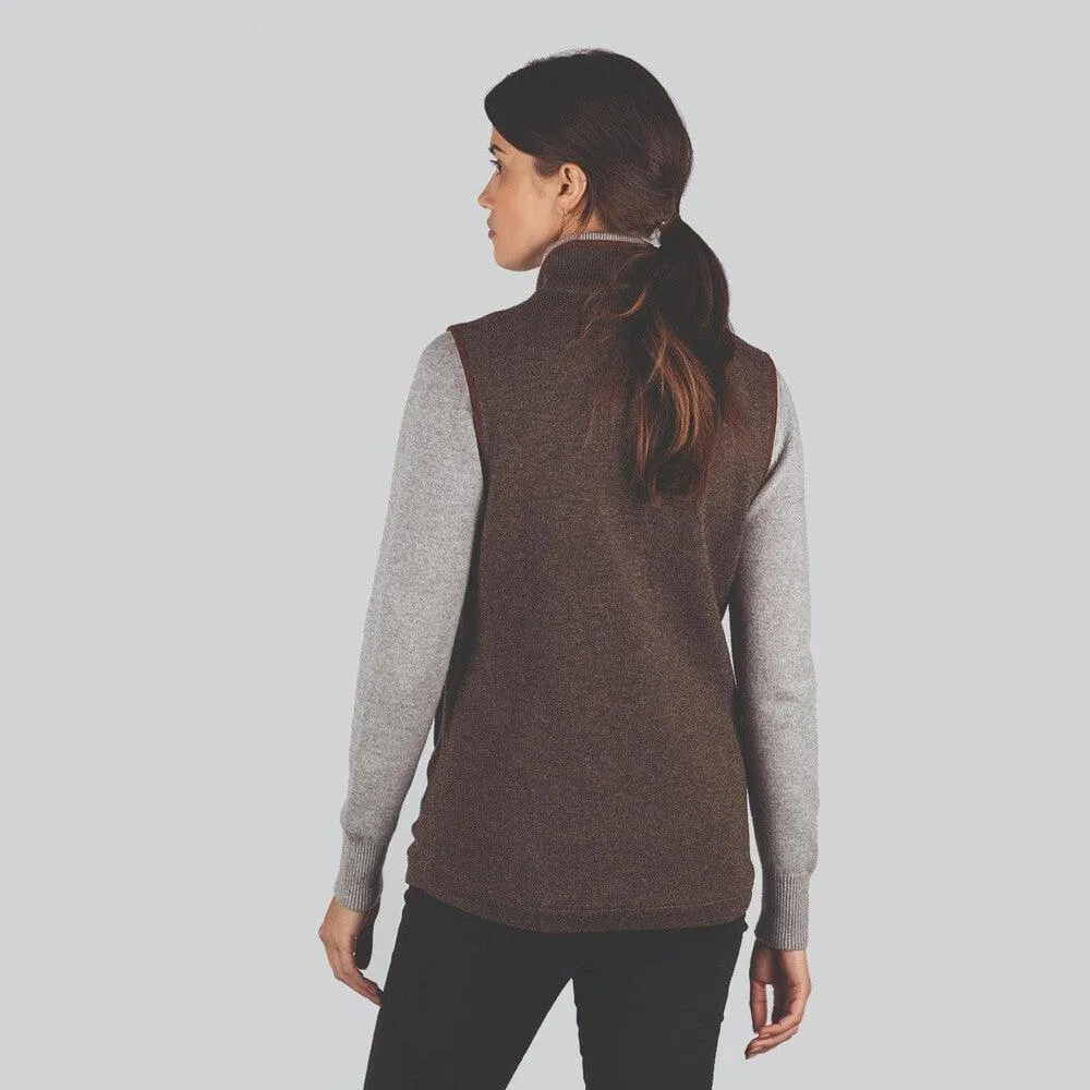 Schoffel Women's Lambswool Aerobloc Gilet Navy Mole