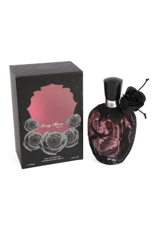 SEXY ROSE BLACK SPRAY PERFUME EAU DE PARFUM FOR WOMEN - 100ML/3.4 FL.OZ.